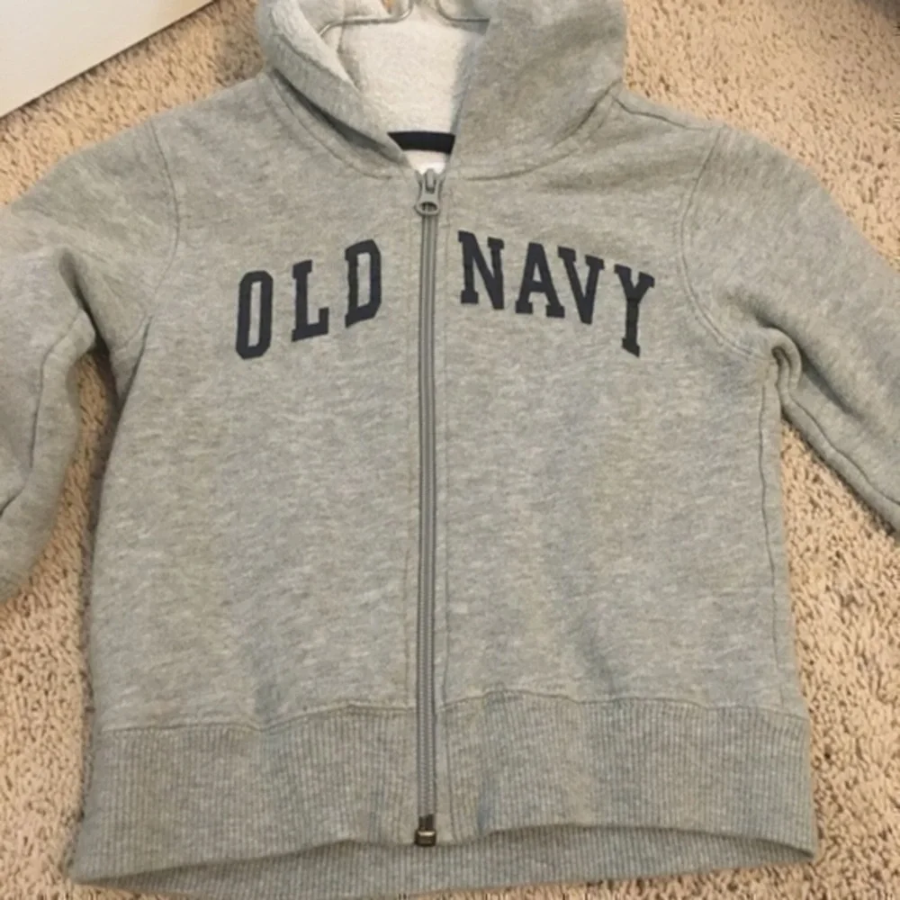 Boys size 3T Old Navy jacket gray navy